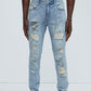 Ain't Got Nothing To Lose Skinny Jeans - Light Wash