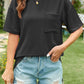 Full Size Round Neck Half Sleeve T-Shirt