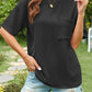 Full Size Round Neck Half Sleeve T-Shirt
