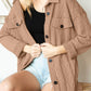 Button Up Drop Shoulder Jacket