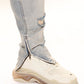 Stay Positive Skinny Jean - Light Blue Wash
