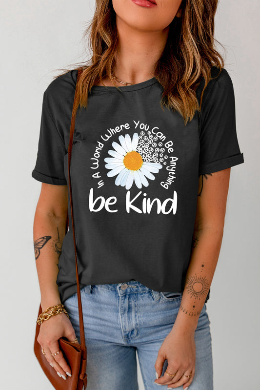 Full Size Graphic Round Neck Short Sleeve T-Shirt