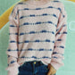 Striped Round Neck Long Sleeve Sweater