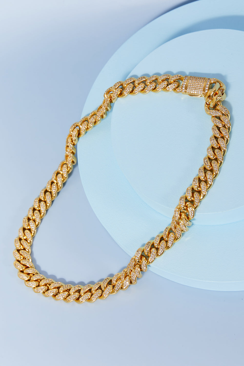 GNJ Brass Curb Chain Necklace