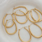 18K Gold-Plated Titanium Steel Earrings