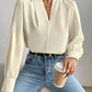V Neck Long Sleeve Top