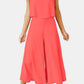Round Neck Top and Wide Leg Pants Set