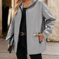 Ivy Lane Pocketed Zip Up Hooded Jacket