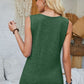 Full Size Heathered Notched Wide Strap Tank