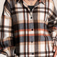FAM-FAM Button Up Plaid Long Sleeve Shirt Dress