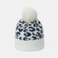 Leopard Hat with Pompom