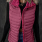 Pocketed Zip Up Vest Coat