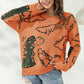 Dinosaur Print Pullover Sweater