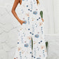 Printed Scoop Neck Wide Leg Jumpsuit