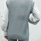 Perfee Openwork V-Neck Sweater Vest