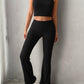 Devine Ribbed Round Neck Tank and Pants Set