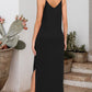 Slit Scoop Neck Sleeveless Maxi Dress