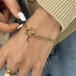 18K Gold-Plated Stainless Steel Letter L Bracelet