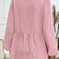 Devine Tied Striped Long Sleeve Blouse