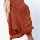 Round Neck Long Sleeve Knit Top