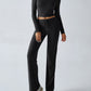Devine Round Neck Long Sleeve Top and Drawstring Pants Set