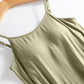 Full Size Scoop Neck Midi Cami Dress with Bra