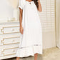 Lace Detail Short Sleeve Lounge Dress