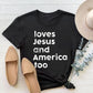 Letter Graphic Round Neck Short Sleeve T-Shirt