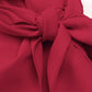 Tied Single Shoulder Short Sleeve Dress