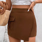 Pocketed High Waist Shorts