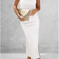 FULL SIZE Slit Tube Midi Dress