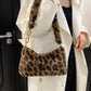 Leopard Fluff Shoulder Bag
