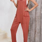 Scoop Neck Spaghetti Strap Jumpsuit