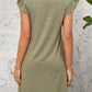 Pocketed Ruffled Cap Sleeve Mini Dress