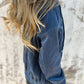 Pocketed Zip Up Long Sleeve Hooded Jacket