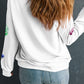 Football Round Neck Long Sleeve Sweatshirt