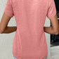 V-Neck Petal Sleeve T-Shirt