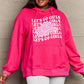 Simply Love Simply Love Full Size LET’S GO GIRLS Graphic Dropped Shoulder Hoodie
