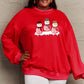 Simply Love Full Size Snowmen Graphic Sweatshirt