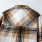 Plaid Button Up Long Sleeve Shacket