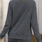 Round Neck Long Sleeve Sweatshirt