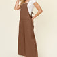 Double Take Full Size Texture Sleeveless Wide Leg Overall