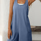 Mandy Pocketed Racerback Wide Strap Romper