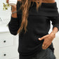 Devine Off-Shoulder Long Sleeve Sweater
