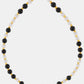 Stainless Steel Agate Shell Bead Necklace