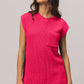BiBi Patch Pocket Cap Sleeve Sweater Top - Brand BiBi
