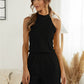 Cutout Grecian Neck Romper