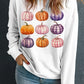 Pumpkin Graphic Long Sleeve Sweatshirt