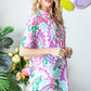 Heimish Full Size Paisley Print Short Sleeve Top