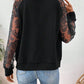 Lace Baseball Collar Zip Up Jacket